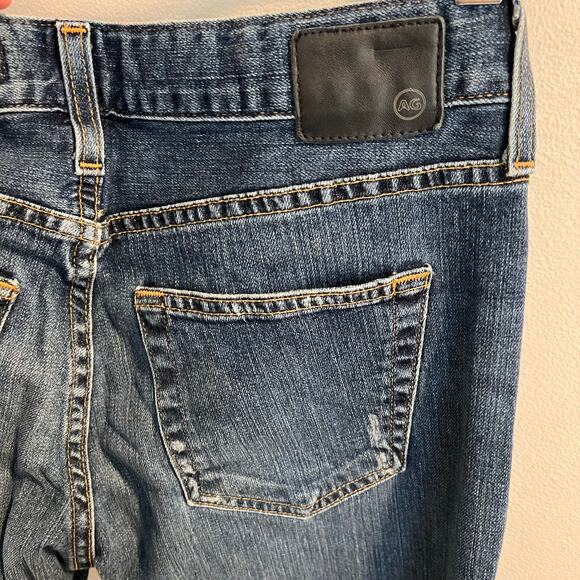 AG Adriano Goldschmied The Ex-Boyfriend Slouchy Slim Distressed Jeans Size 28R - Picture 8 of 11